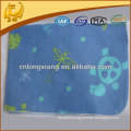 100% cotton fleece printed baby blanket